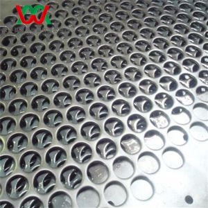 Round holes punched perforated metals